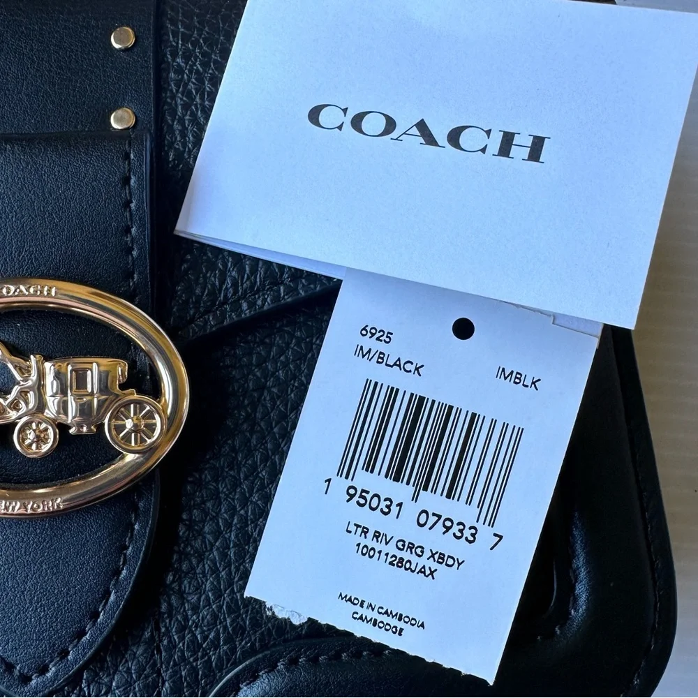 Coach GEORGIE CROSSBODY WITH RIVETS NWT